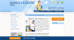 Desktop Screenshot of homecleanerssydney.com.au