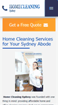 Mobile Screenshot of homecleanerssydney.com.au